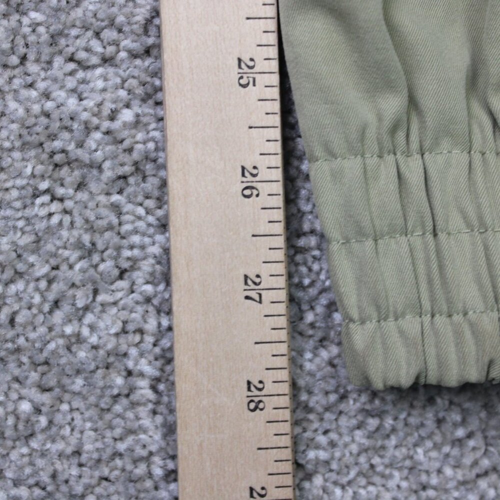 Nike Pants Womens Medium (30x28) Beige Sportswear Swoosh Woven Polyester Joggers - Picture 5 of 12